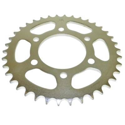 Rear Drive Sprocket 38T 520 Chain Steel Compatible With Kawasaki Tecate 250 (Kxt250-A) 1984-1985