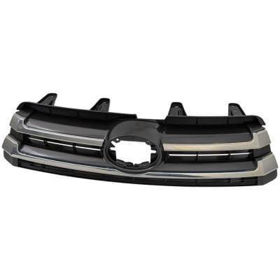 New Black Grille Assembly Compatible With Toyota Highlander Se 6 Cyl 3.5L Highlander Hybrid Limited thumbnail 3