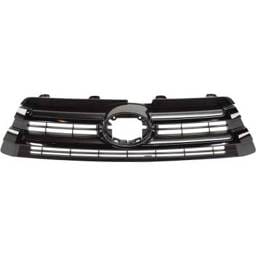 New Black Grille Assembly Compatible With Toyota Highlander Le 4 Cyl 2.7L Highlander Le 6 Cyl 3.5L