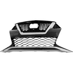 New Black Grille Assembly Compatible With Nissan Maxima Sv 6 Cyl 3.5L Maxima S 6 Cyl 3.5L Maxima Sl