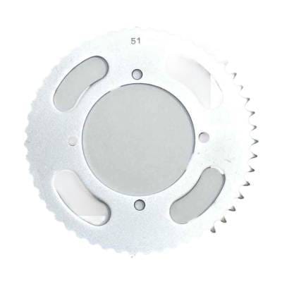 Rear Drive Sprocket 51T 420 Chain Steel Compatible With Kawasaki Kx 80 Kx 85 Kx 100 Kx 112 1986-2023