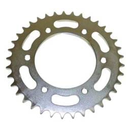 Rear Drive Sprocket 37T 520 Chain Steel Compatible With Kawasaki Tecate 250 (Kxt250-B) 1986-1987