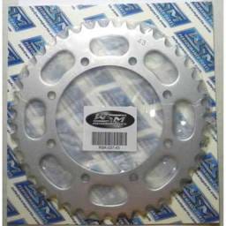 Rear Drive Sprocket 43T 520 Chain Steel Compatible With Kawasaki Klr 650 (Kl650-A/B/C/E) Klr 650