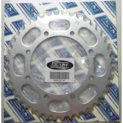 Rear Drive Sprocket 43T 520 Chain Steel Compatible With Kawasaki Klr 650 (Kl650-A/B/C/E) Klr 650