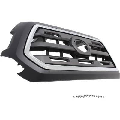 New Chrome Shell Grille Assembly Compatible With Toyota Tacoma Sr5 6 Cyl 3.5L Tacoma Sr5 4 Cyl 2.7L thumbnail 3