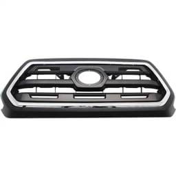 New Chrome Shell Grille Assembly Compatible With Toyota Tacoma Sr5 4 Cyl 2.7L Tacoma Sr5 6 Cyl 3.5L