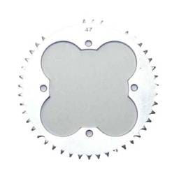 Rear Drive Sprocket 47T 420 Chain Steel Compatible With Kawasaki Kx 65 2000-2009 64Cc 2-Stroke