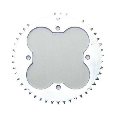 Rear Drive Sprocket 47T 420 Chain Steel Compatible With Kawasaki Kx 65 2000-2009 64Cc 2-Stroke thumbnail 2