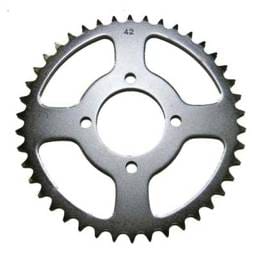 Rear Drive Sprocket 42T 520 Chain Steel Compatible With Kawasaki Lt 160 Quadrunner Lt 230 Quadsport