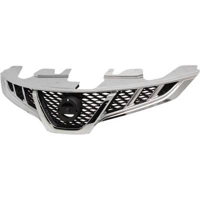 New Chrome Shell Grille Assembly Compatible With Nissan Murano Sv 6 Cyl 3.5L Murano Le 6 Cyl 3.5L thumbnail 3