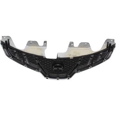 New Chrome Shell Grille Assembly Compatible With Nissan Murano Sv 6 Cyl 3.5L Murano Le 6 Cyl 3.5L thumbnail 9