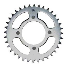 Rear Drive Sprocket 36T 520 Chain Steel Compatible With Suzuki Dr 500 Sp 500 Lt 300 Quadrunner Lt-F