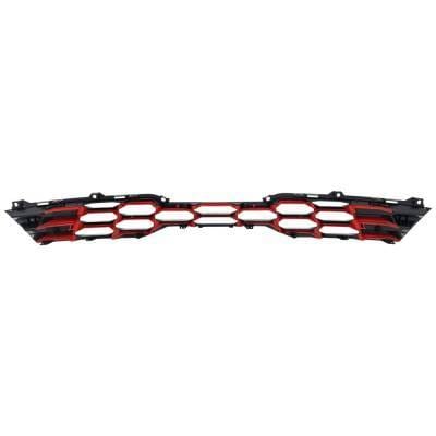 Black Shell Grille Assembly Compatible With Kia Forte Gt-Line 4 Cyl 2.0L 2022-2024 Ki1200227 thumbnail 7