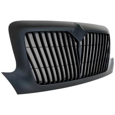 Black Grille Assembly Compatible With International Durastar Base 6 Cyl 7.6L 2013 By Ri07010014-Hd thumbnail 5