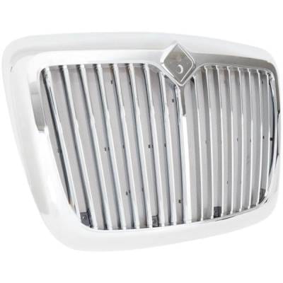 New Chrome Grille Assembly Compatible With International Prostar Pro Lf647 6 Cyl 12.5L Prostar Pro thumbnail 5
