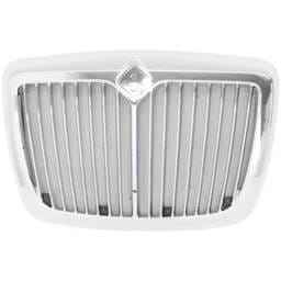 New Chrome Grille Assembly Compatible With International Prostar Pro Lf627 Premium 6 Cyl 12.4L