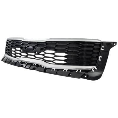 New Chrome Insert Grille Assembly Compatible With Kia Telluride Lx 6 Cyl 3.8L Telluride Ex 6 Cyl thumbnail 5