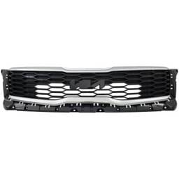 New Chrome Insert Grille Assembly Compatible With Kia Telluride Ex 6 Cyl 3.8L Telluride Lx 6 Cyl