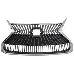 New Chrome Shell Grille Assembly Compatible With Lexus Es300h Luxury 4 Cyl 2.5L Es250 Base 4 Cyl