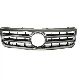 New Chrome Shell Grille Assembly Compatible With Volkswagen Touareg Tdi 10 Cyl 4.9L Touareg Base 8