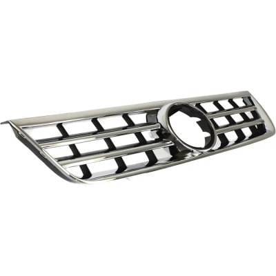 New Chrome Shell Grille Assembly Compatible With Volkswagen Touareg V6 6 Cyl 3.2L Touareg Tdi 10 Cyl thumbnail 5