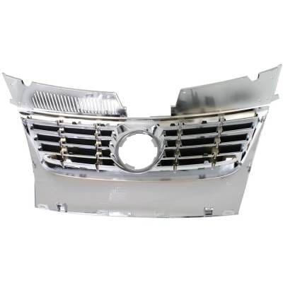 New Chrome Shell Grille Assembly Compatible With Volkswagen Passat Turbo 4 Cyl 2.0L Passat Value thumbnail 7