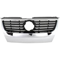 New Chrome Shell Grille Assembly Compatible With Volkswagen Passat Comfortline 4 Cyl 2.0L Passat