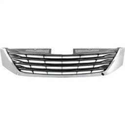 Chrome Shell Grille Assembly Compatible With Toyota Sienna Le 6 Cyl 3.5L 2015-2017 By To1200398