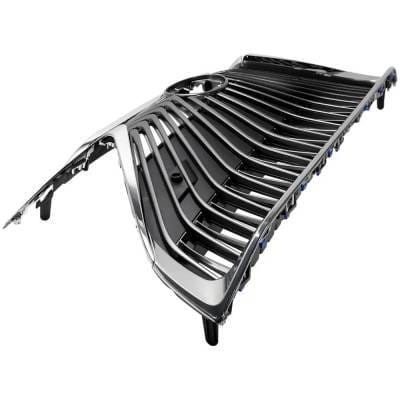 New Chrome Shell Grille Assembly Compatible With Lexus Es350 Premium 6 Cyl 3.5L Es300h Luxury 4 Cyl thumbnail 3