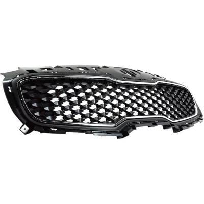 New Black Grille Assembly Compatible With Kia Sportage Lx 4 Cyl 2.4L Sportage Ex 4 Cyl 2.4L Sportage thumbnail 3