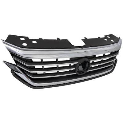 New Chrome Grille Assembly Compatible With Volkswagen Passat Comfortline 4 Cyl 2.0L 2020 Production thumbnail 3