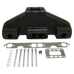 New Center Rise Design Heavyweight Exhaust Manifold Compatible With Volvo Penta V8 200D 350 Hp V8 Va