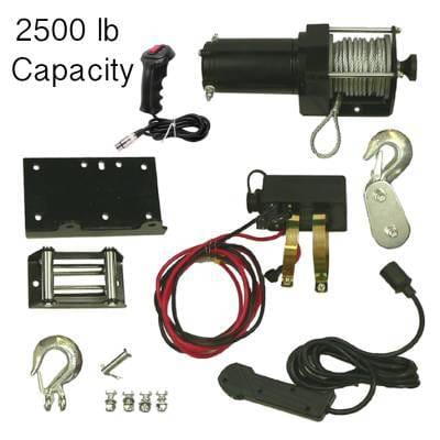 New Winch Motor Assembly With Remote 2500Lb Capacity Compatible With Kawasaki Atv 10904 Win0014 thumbnail 2