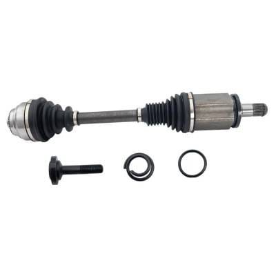 New Left Front Axle Assembly Compatible With Bmw 528I Xdrive Base 4 Cyl 2.0L 650I Gran Coupe Base 8