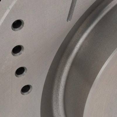 New Cross-Drilled Brake Disc Compatible With Nissan Altima Sl 4 Cyl 2.5L Altima Sl 6 Cyl 3.5L Altima thumbnail 7