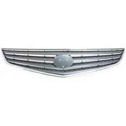 New Chrome Shell Grille Assembly Compatible With Toyota Solara Se 6 Cyl 3.0L Solara Sle 6 Cyl 3.0L
