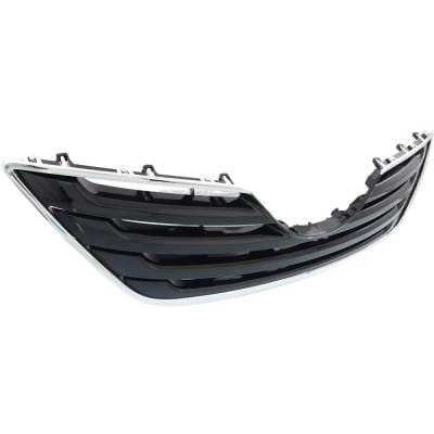 New Chrome Shell Grille Assembly Compatible With Toyota Camry Xle 4 Cyl 2.4L Camry Xle 6 Cyl 3.5L thumbnail 5