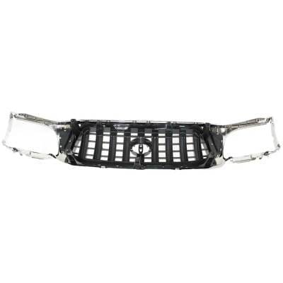 New Chrome Shell Grille Assembly Compatible With Toyota Tacoma Pre Runner 4 Cyl 2.7L Tacoma Dlx 4 thumbnail 7