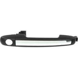 Front Driver Side Exterior Door Handle Compatible With 2006-2010 Hyundai Sonata Black With Key Hole