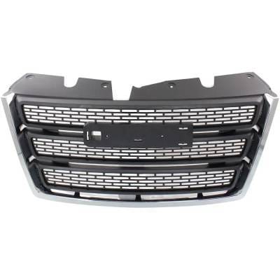 New Chrome Molding Grille Assembly Compatible With Gmc Terrain Slt 6 Cyl 3.6L Terrain Sl 4 Cyl 2.4L