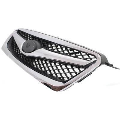 New Chrome Shell Grille Assembly Compatible With Subaru Legacy 2.5Gt 4 Cyl 2.5L Legacy 2.5I Touring thumbnail 2