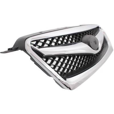 New Chrome Shell Grille Assembly Compatible With Subaru Legacy 2.5Gt 4 Cyl 2.5L Legacy 2.5I Premium thumbnail 3
