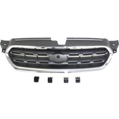 New Chrome Shell Grille Assembly Compatible With Subaru Outback R Vdc Limited 6 Cyl 3.0L Outback Xt thumbnail 6