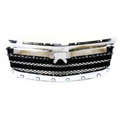 Chrome Shell Grille Assembly Compatible With Saturn Outlook Xe 6 Cyl 3.6L Outlook Xr 6 Cyl 3.6L thumbnail 9
