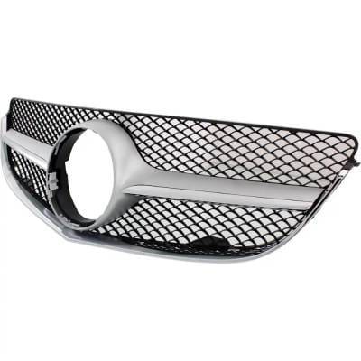 New Black Grille Assembly Compatible With Mercedes Benz E400 4Matic 6 Cyl 3.0L E350 4Matic 6 Cyl thumbnail 3