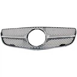 New Black Grille Assembly Compatible With Mercedes Benz E350 Base 6 Cyl 3.5L E550 Base 8 Cyl 4.7L