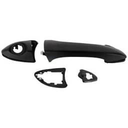 Front Or Rear Passenger Side Exterior Door Handle Compatible With 2000-2006 Bmw X5 Textured Black