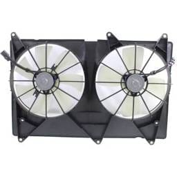 Dual Cooling Fan Assembly Compatible With Toyota Highlander Base 4 Cyl 2.4L 2001-2003 To3120102