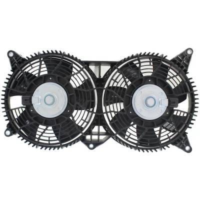New A/C Condenser Cooling Fan Assembly Compatible With Cadillac Sts Base 8 Cyl 4.6L Sts Platinum 8
