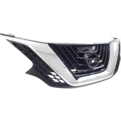 New Chrome Shell Grille Assembly Compatible With Nissan Murano Platinum 6 Cyl 3.5L Murano Sv 6 Cyl thumbnail 3